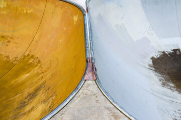 close up of urban colors of skate park © Veronica