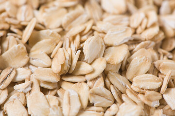oat flakes or oatmeal texture background