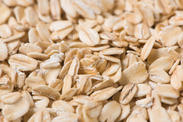 oat flakes or oatmeal texture background