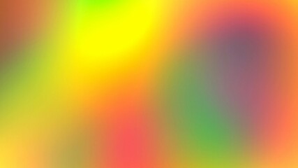 Neon green yellow orange and red colors blurred gradient abstract background