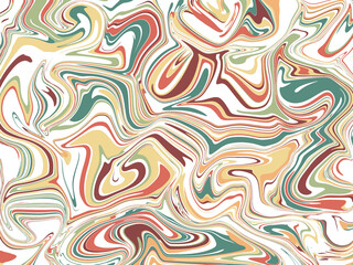 Colorful Marble texture abstract illustration pattern of green yellow brown color on white
