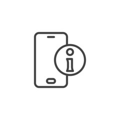 Frequently asked question line icon