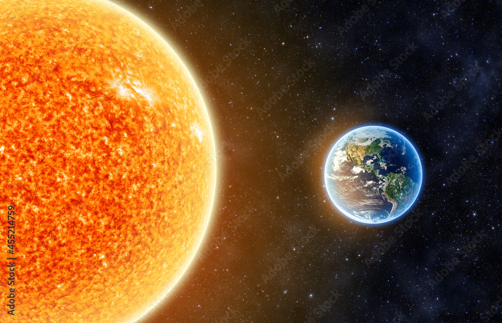 Canvas Prints sun - elements of this image furnished by nasa