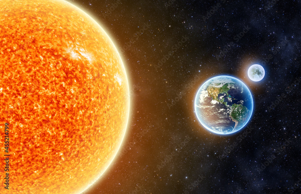 Canvas Prints sun - elements of this image furnished by nasa