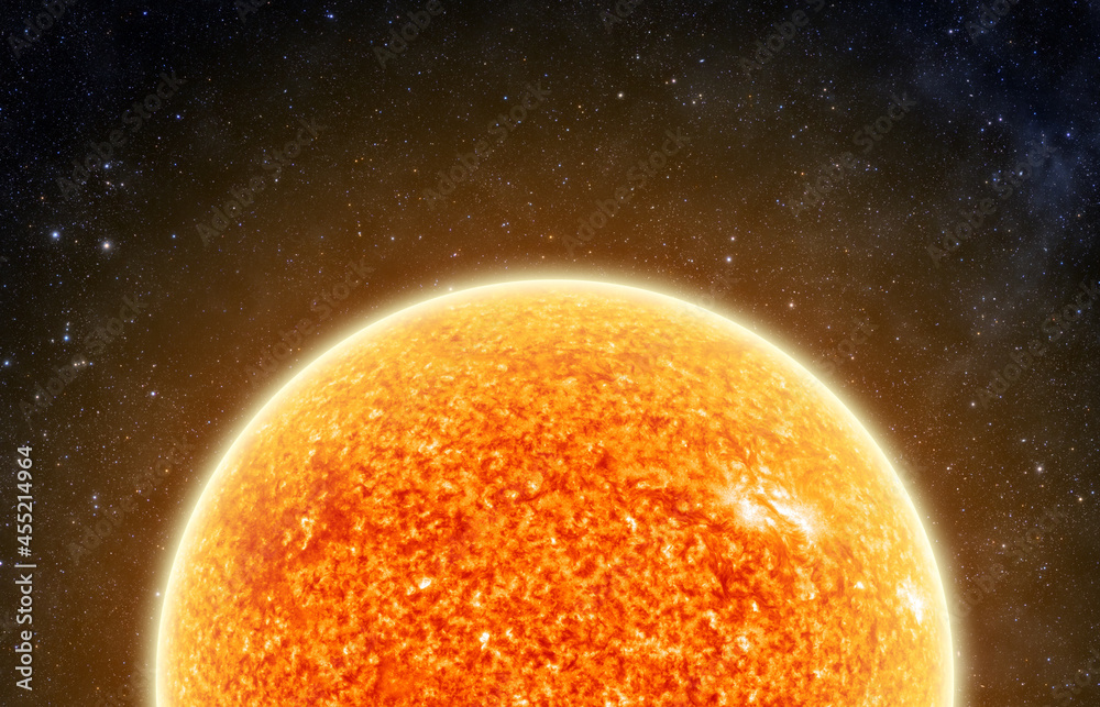 Wall mural sun - elements of this image furnished by nasa