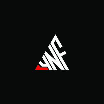 YNF letter logo creative design. YNF unique design
