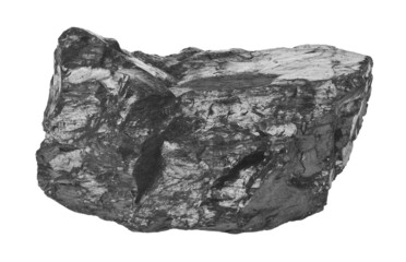 Coal isolated on white background.