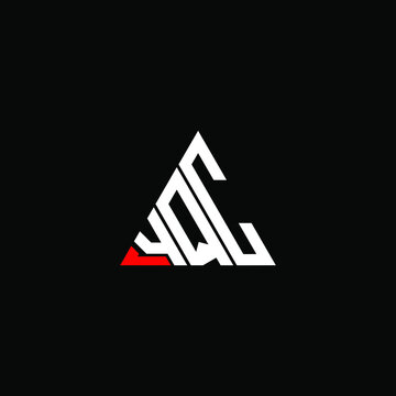YQC letter logo creative design. YQC unique design

