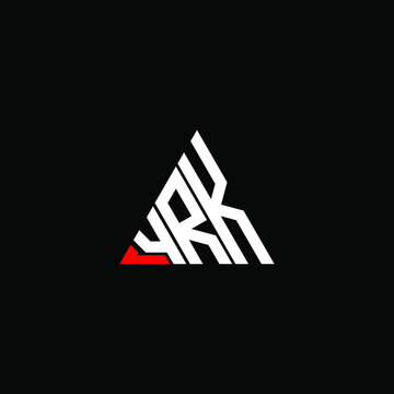 YRK letter logo creative design. YRK unique design
