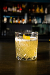 tasty cocktail in the bar