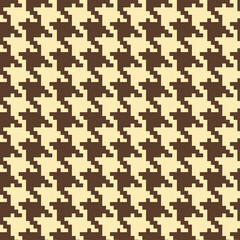 Fototapeta premium Brown an off white pattern vector seamless repeat pattern print background