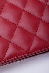 Wallet isolate with white background. Fancy female wallet.