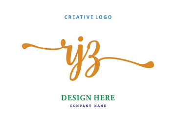 RJZ lettering logo is simple, easy to understand and authoritative