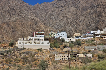 The small village in canyon of Asir region, Saudi Arabia