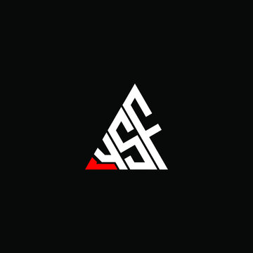YSF letter logo creative design. YSF unique design
