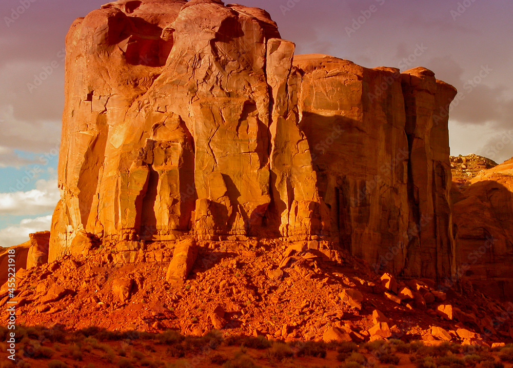 Wall mural Summer in the Monument Valley