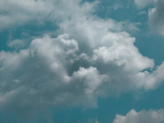 Obraz premium blue sky with clouds
