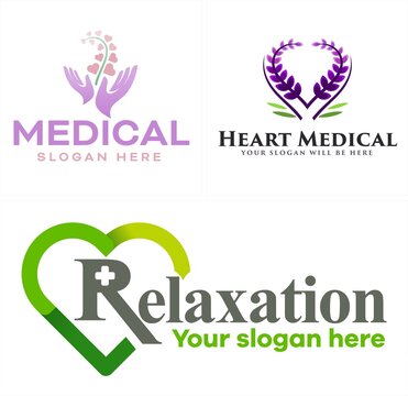 Modern medical spa therapist logo design