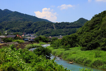 river in the mountains