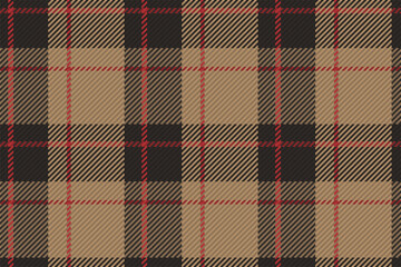Tartan plaid pattern seamless vector background. Check plaid for flannel shirt, blanket, throw, or other modern textile - obrazy, fototapety, plakaty