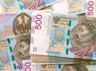 NARODOWY BANK POLSKI 200 złotych 500 złotych - obrazy, fototapety, plakaty