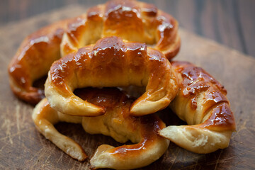 Mini Croissants or Media Lunas with Glaze