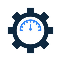 Seo, dashboard, speed icon. Simple editable vector illustration.