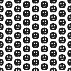 Halloween seamless pattern. Design elements for halloween party poster