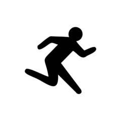 Fototapeta na wymiar Running icon design illustration template