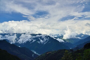 Mountain landscape-Mountain View Resort in the Hsinchu,Taiwan.