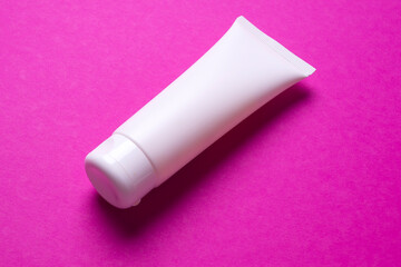 clean packaging of hand or face cream