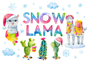 Llamas, cacti and snowflakes