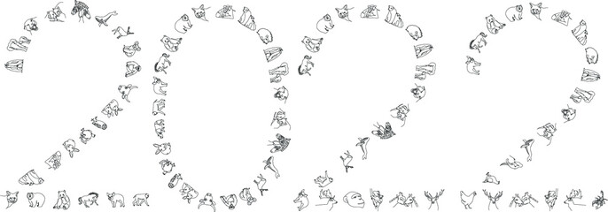 Happy New Year 2022 Tiger Zoo