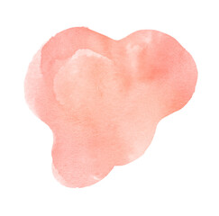 Watercolor hand drawn liquid shape banner