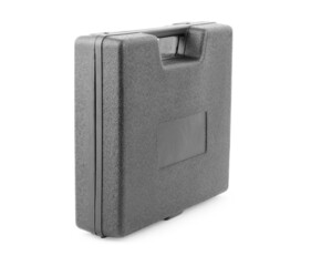 Black case isolated on white background