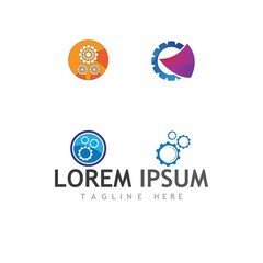 Gear Logo Template vector icon