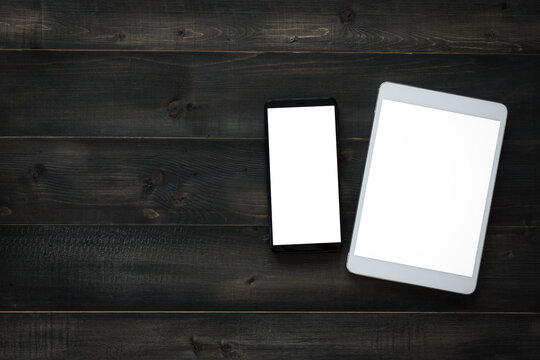 Mockup smartphone and tablet