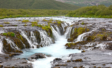 Fototapeta premium Bruarfoss waterfall, Iceland