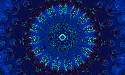 Sea Blue Seamless Nautical Ikat Pattern. Repeated Ceramic Mosaic. Indigo Banner. Endless Blueish On White Background Hand drawn Ikat. Navy Watercolor Design. Sky Blue Grunge Ethnic