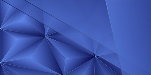 Fototapeta premium Modern blue 3D background