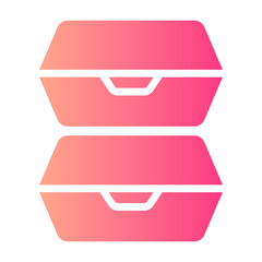 box food gradient icon