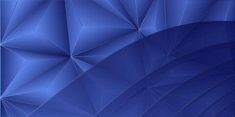 Fototapeta premium Modern blue 3D background