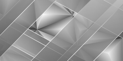 Modern grey triangle background