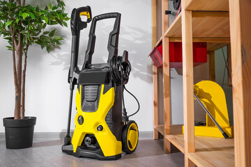 yellow electric pressure washer