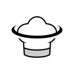 Illustration Vector Graphic of Chef Hat Logo. Perfect to use for Technology Company