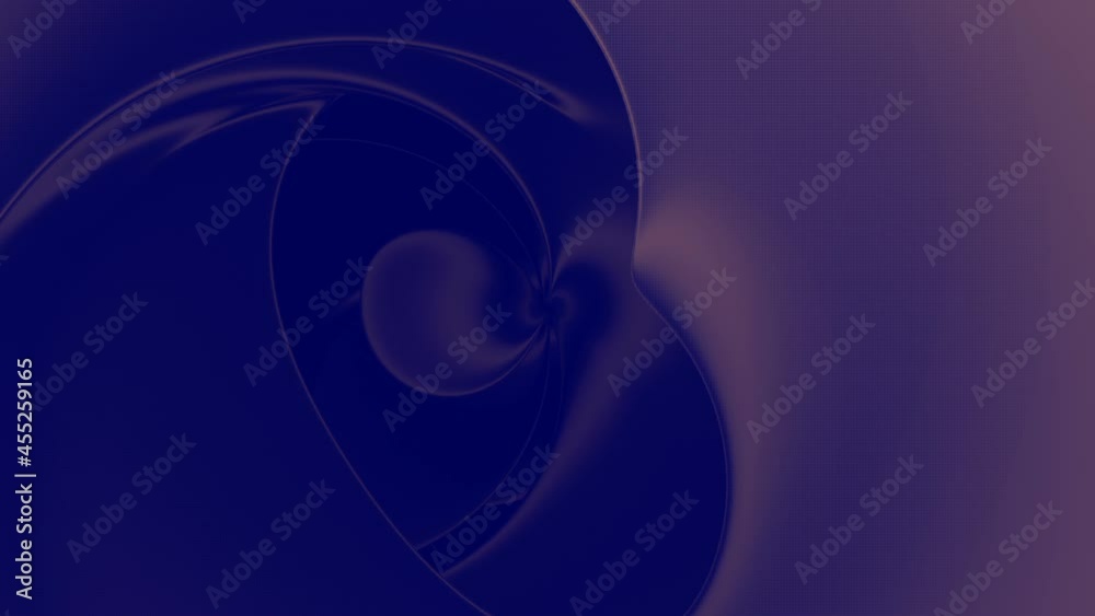 Aufkleber Abstract wavy motion. Trendy art loop animation. 3d rendering HD resolution