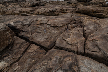 Rock texture from the Costa da Morte shores. 