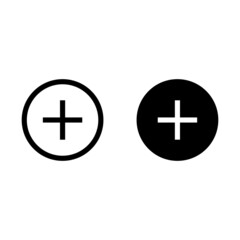 Fototapeta premium Add Vector Icon