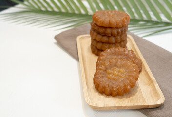 honey cookies on a plate