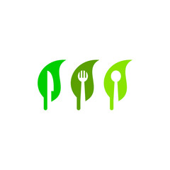 cutlery knife organic food icon